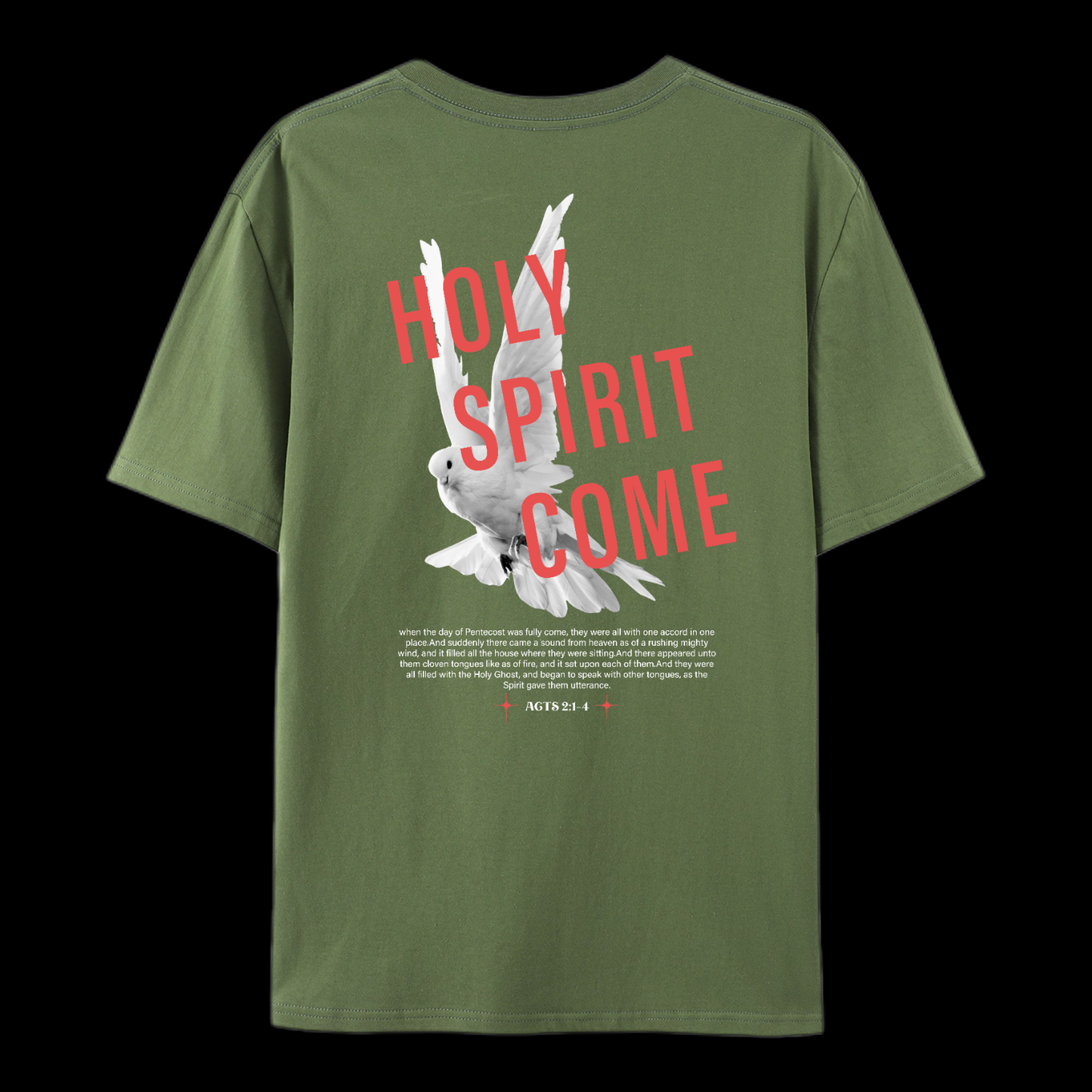 Holy Spirit Come Cotton T-Shirt