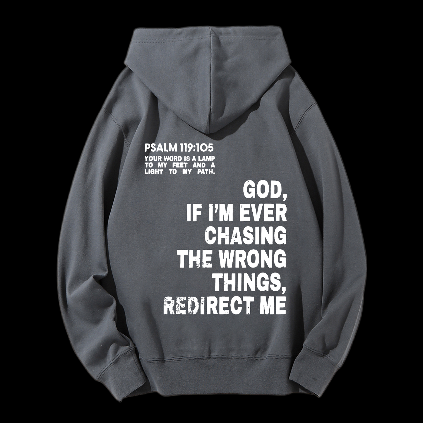 Psalm 119:105 Drawstring Hoodie
