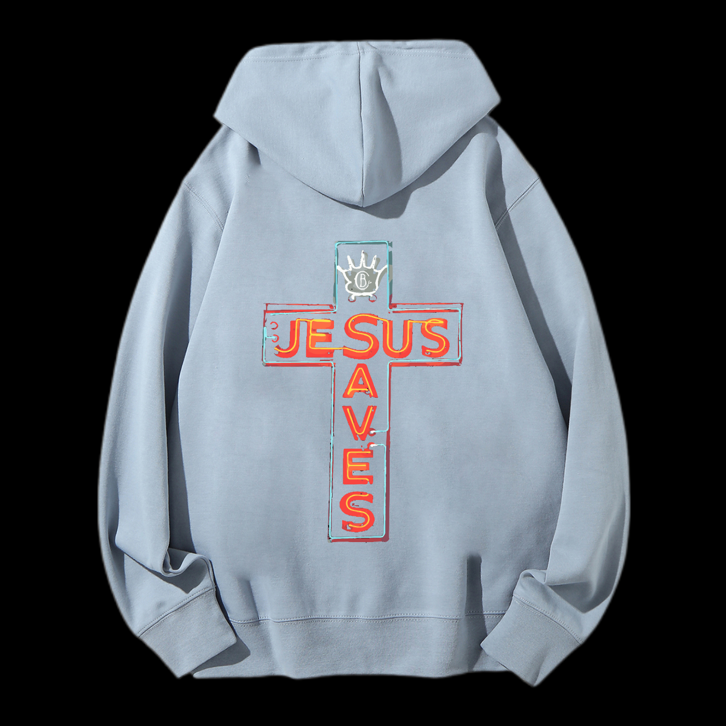 Jesus Saves Drawstring Hoodie