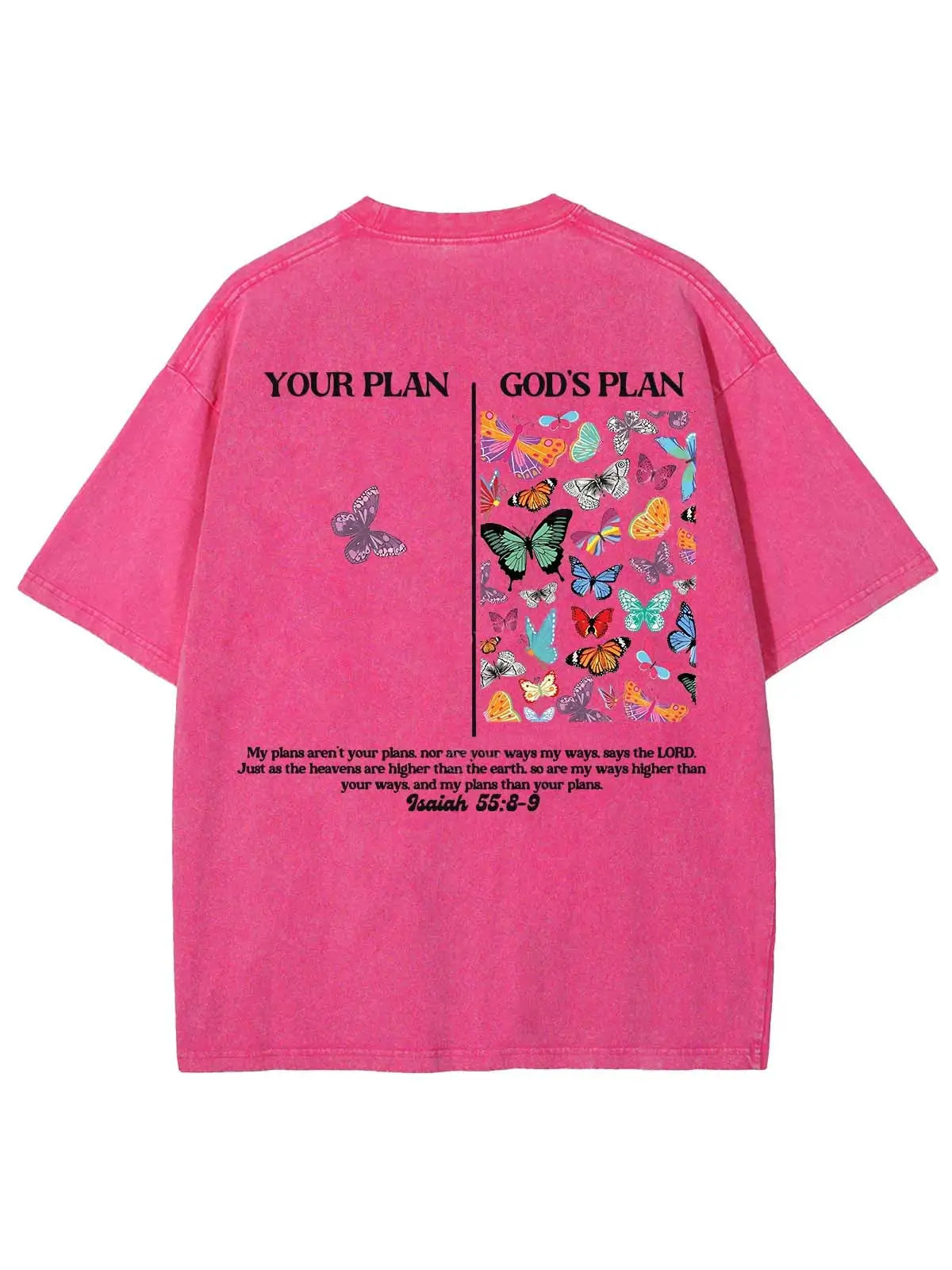 God's Plan Unisex Washed T-Shirt
