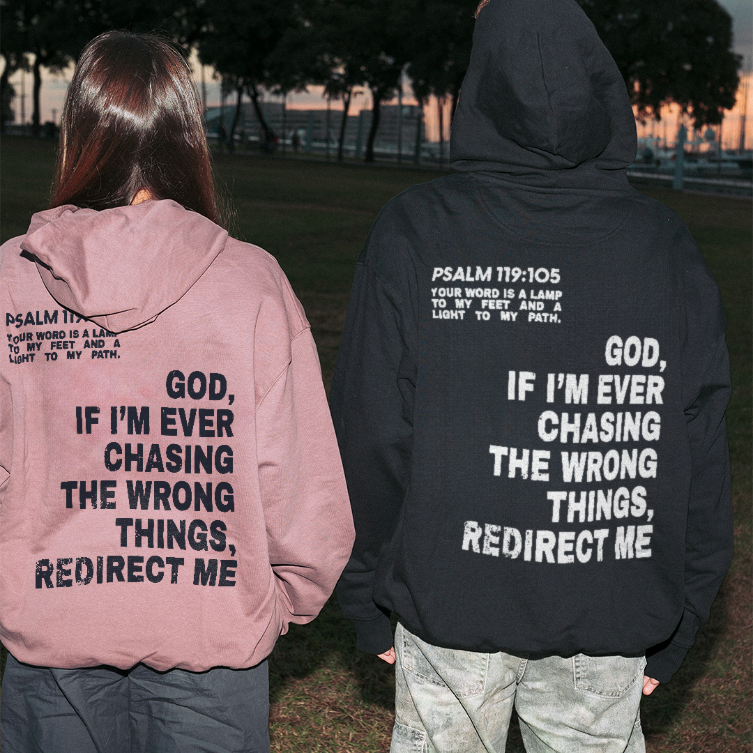 Psalm 119:105 Drawstring Hoodie