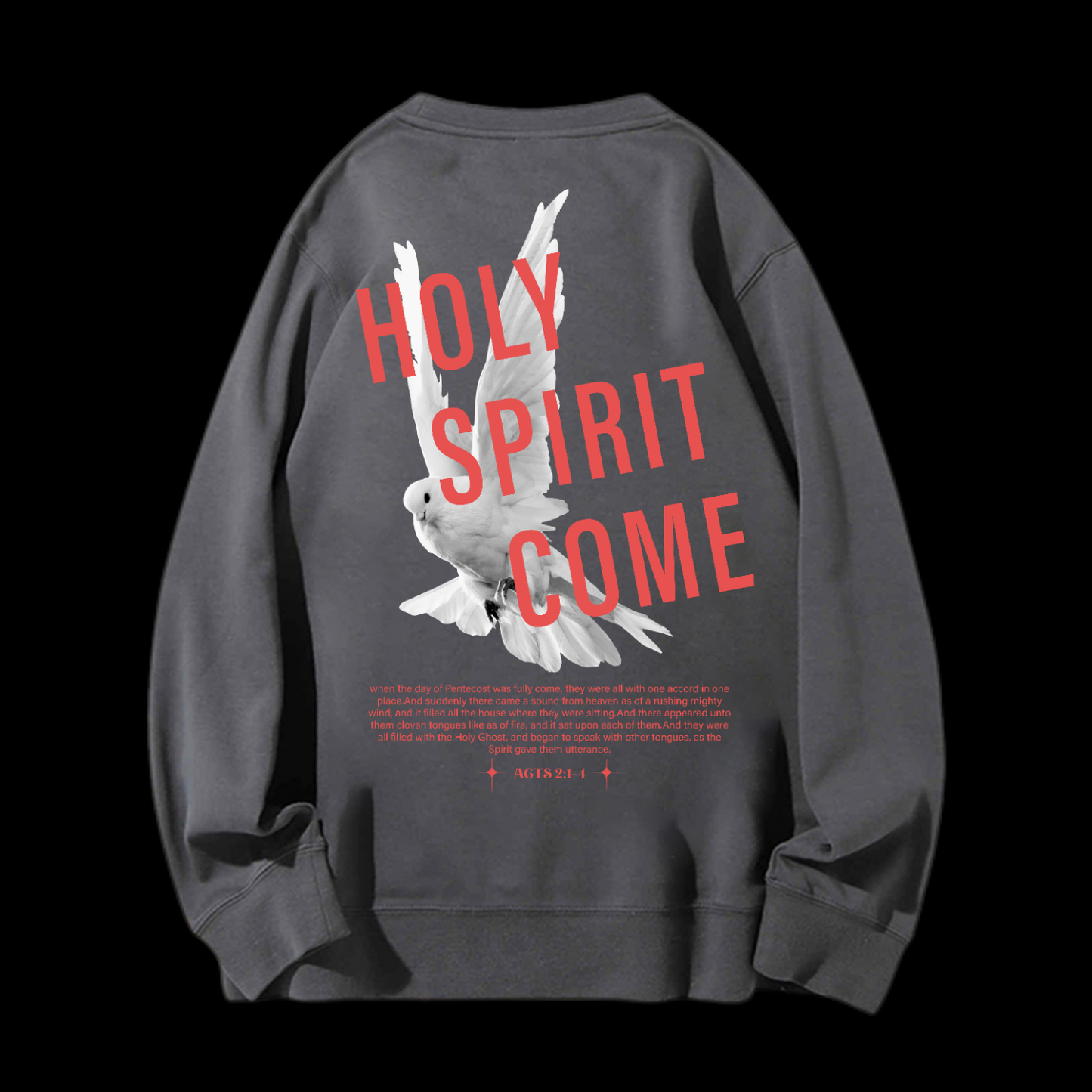 Holy Spirit Come Crewneck Sweatshirt