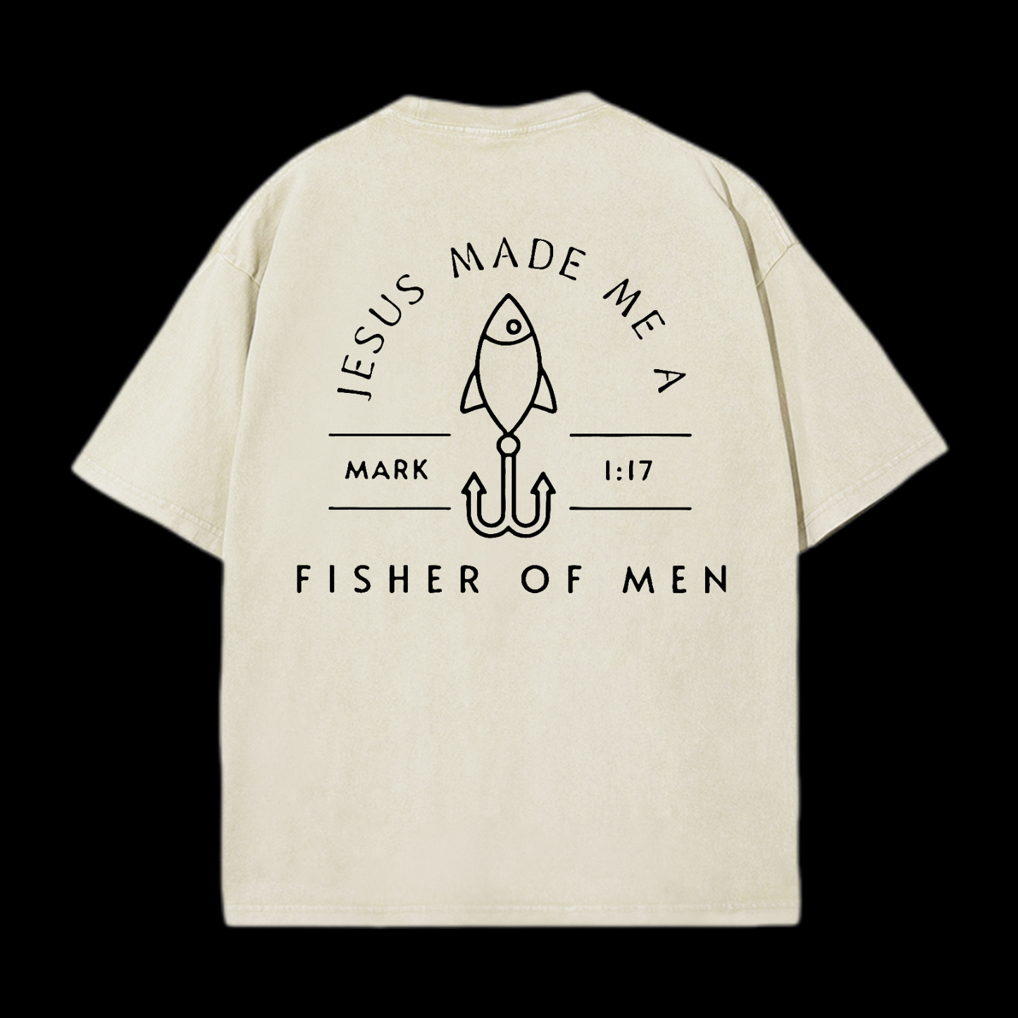Fisher of Men Washed T-Shirt