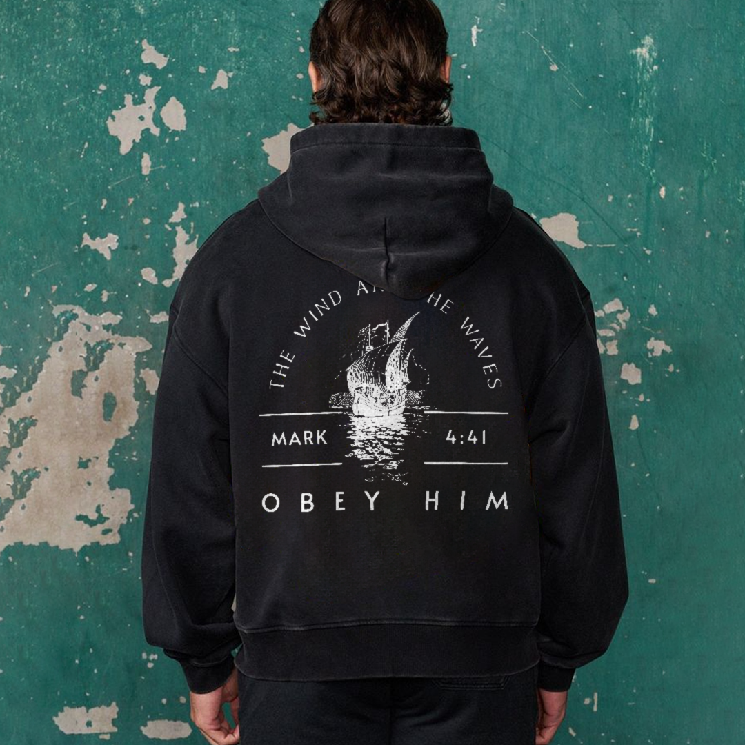The Wind And The Waves Washed Hoodie