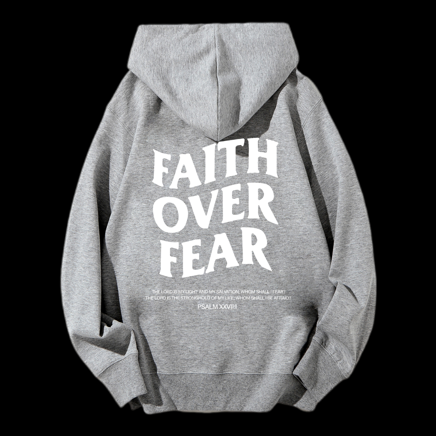 Faith Over Fear Drawstring Hoodie
