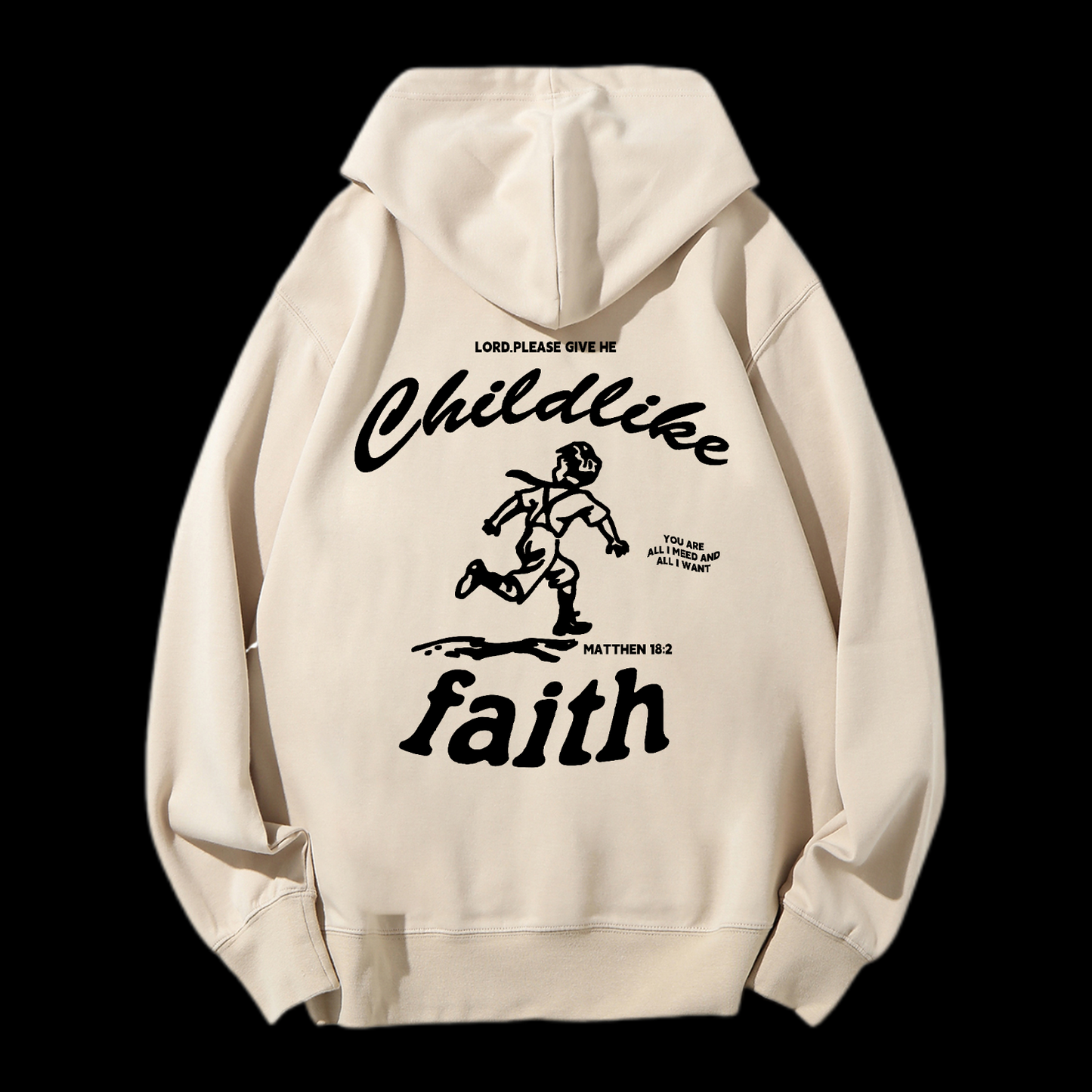 Childlike Drawstring Hoodie