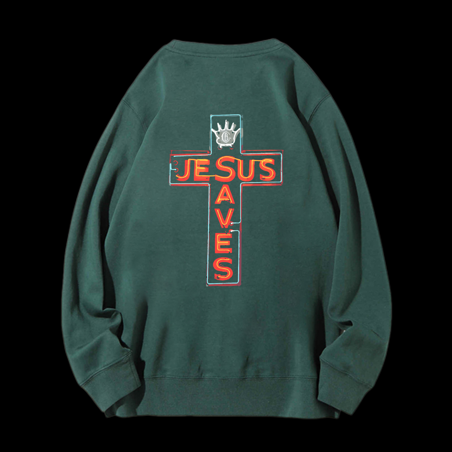 Jesus Saves Crewneck Sweatshirt