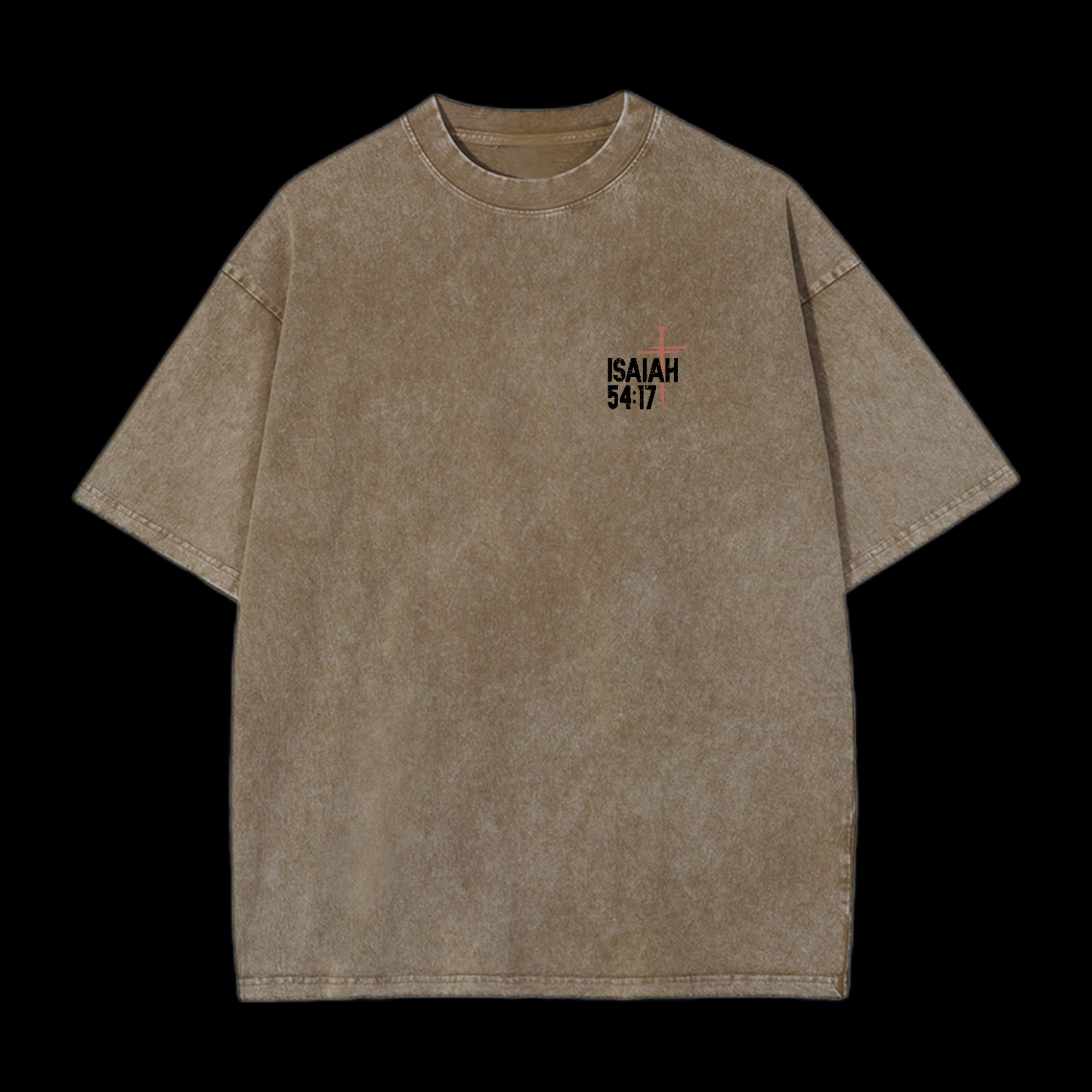 No Weapon Forged Against Washed T-Shirt