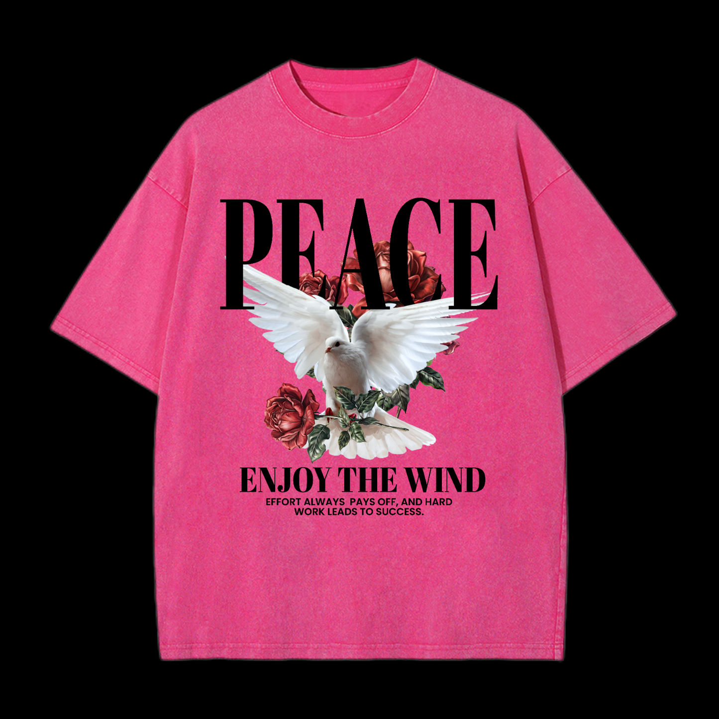 Peace Enjoy The Wind Washed T-Shirt
