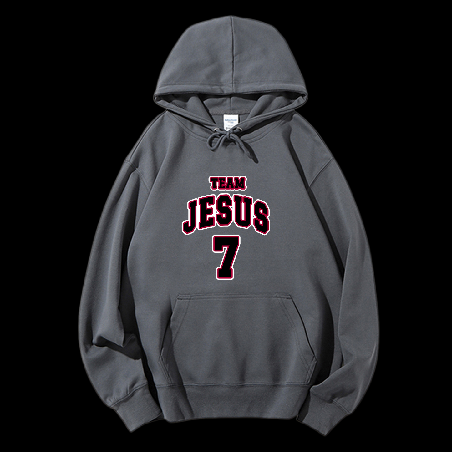 Team Jesus 7 Drawstring Hoodie