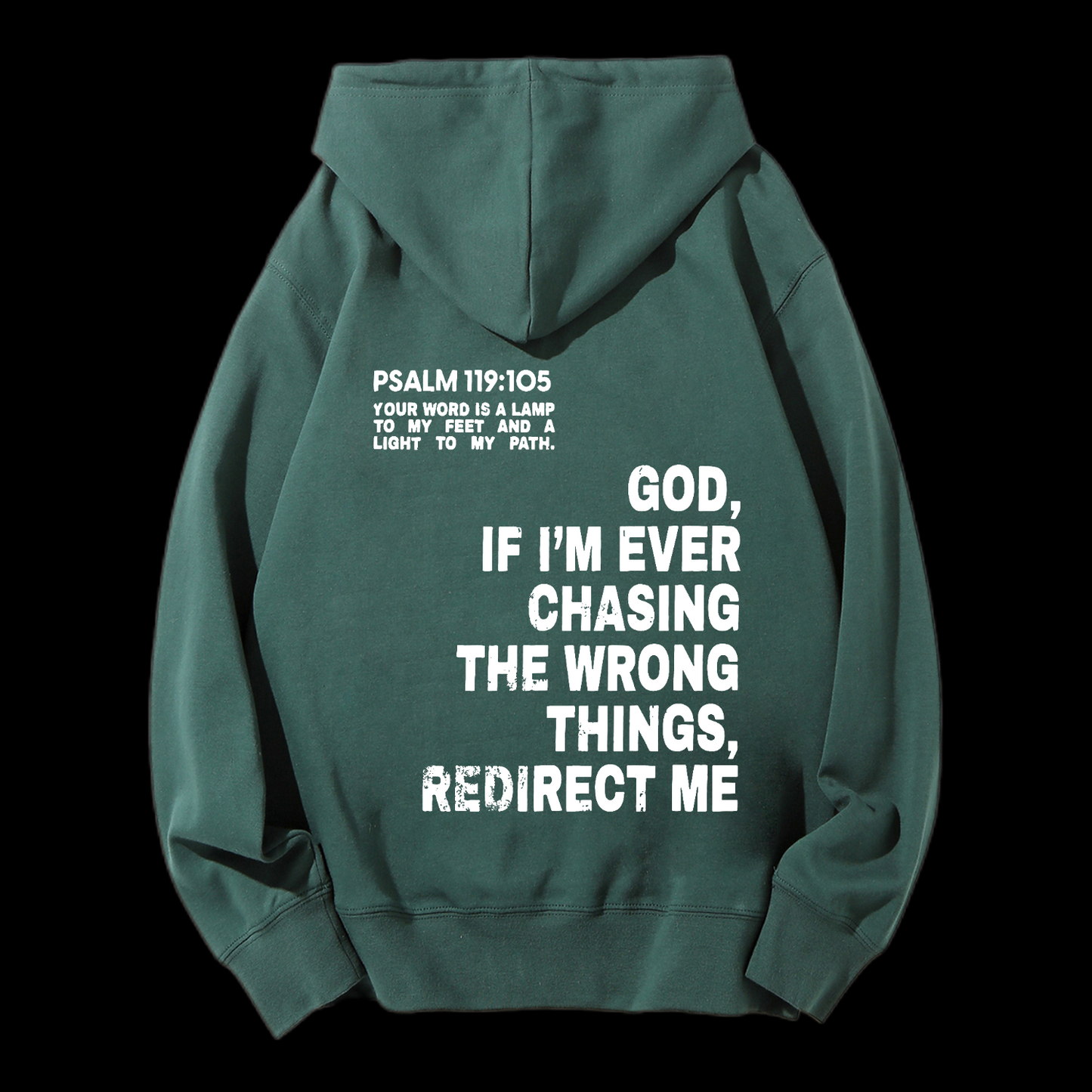 Psalm 119:105 Drawstring Hoodie
