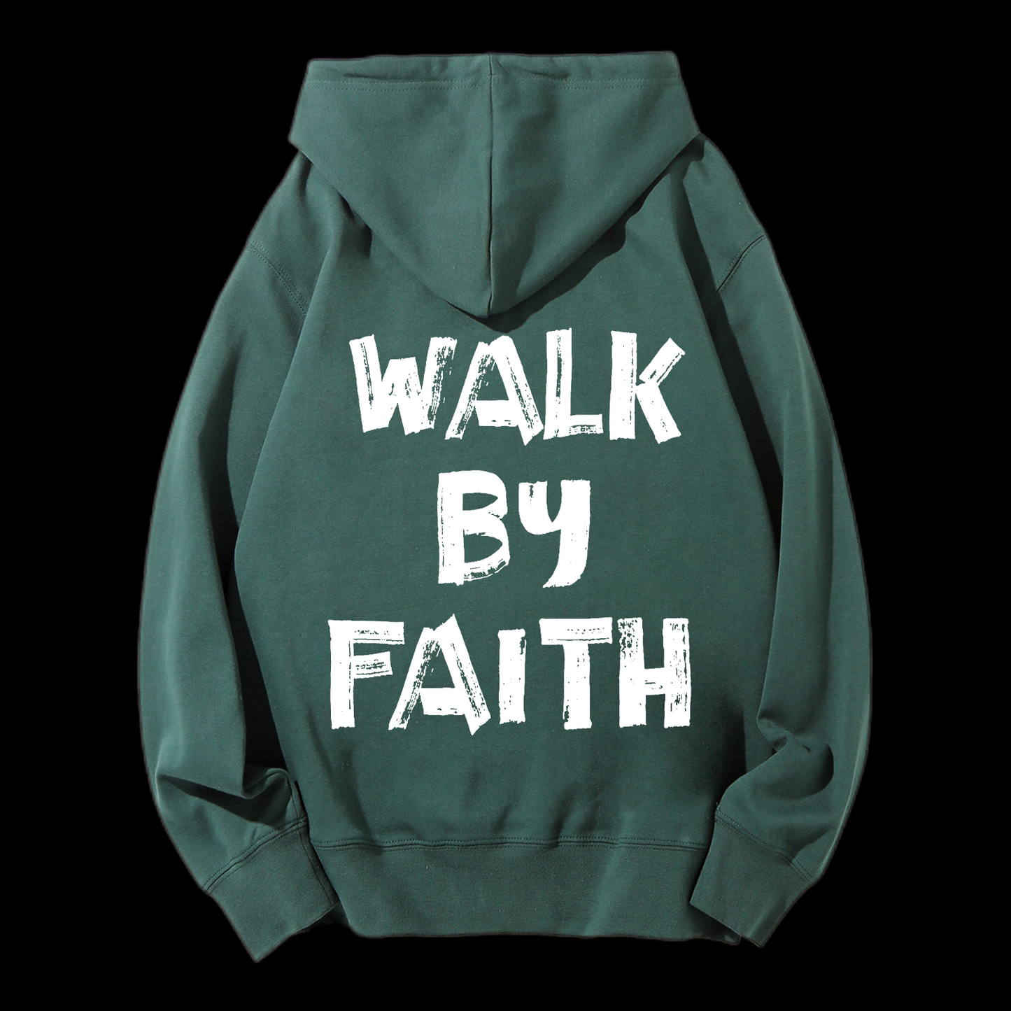 Walk By Faith Drawstring Hoodie