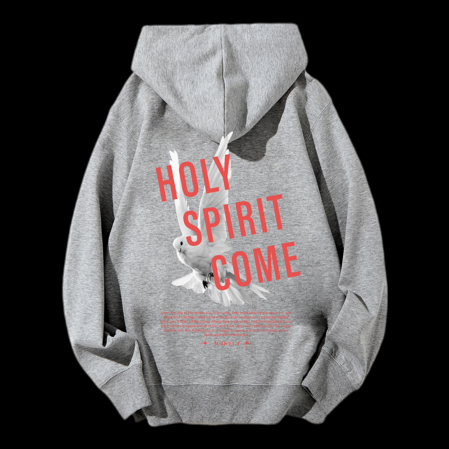 Holy Spirit Come Drawstring Hoodie