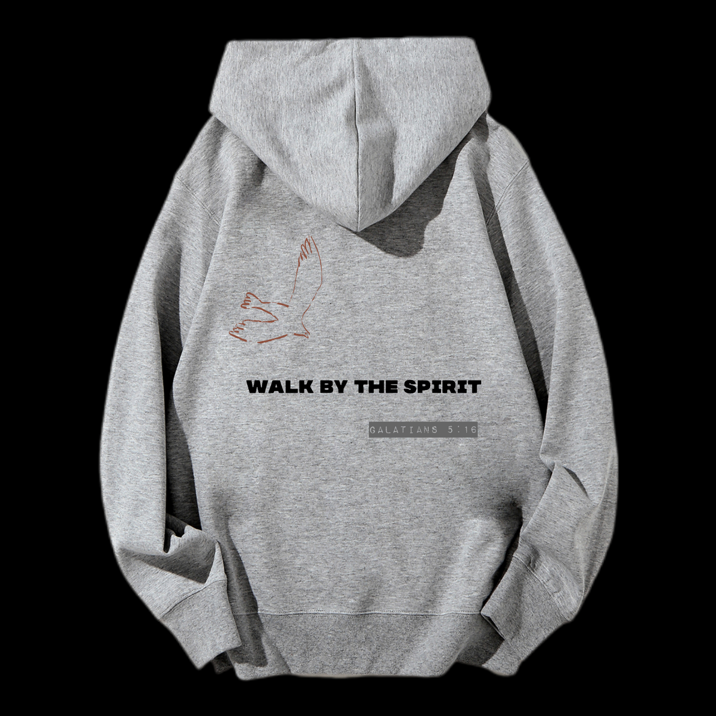 Walk By The Spirit Drawstring Hoodie