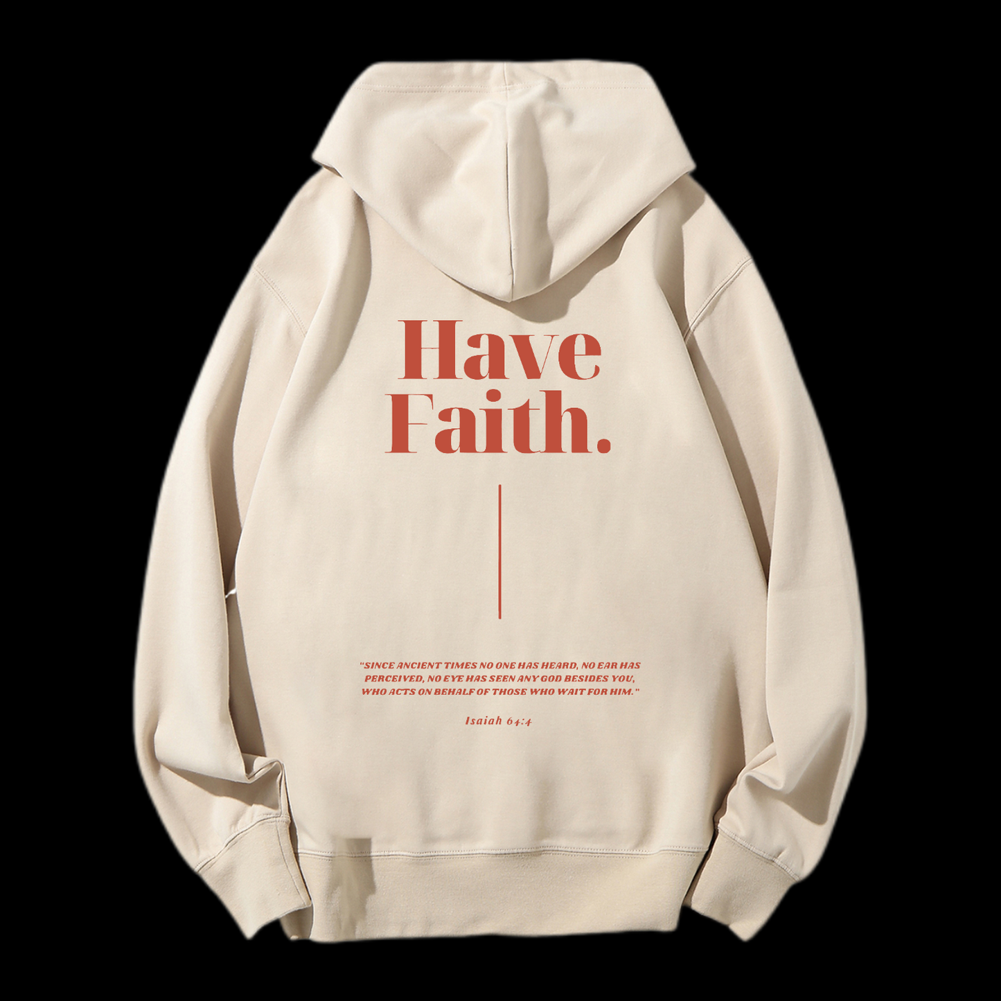 Have Faith Drawstring Hoodie