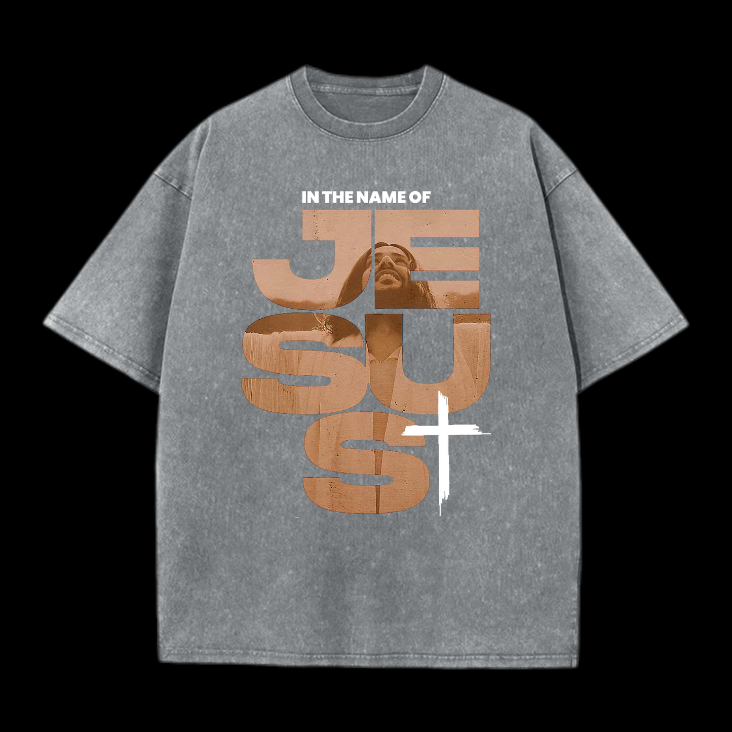 In The Name Of Jesus Washed T-Shirt