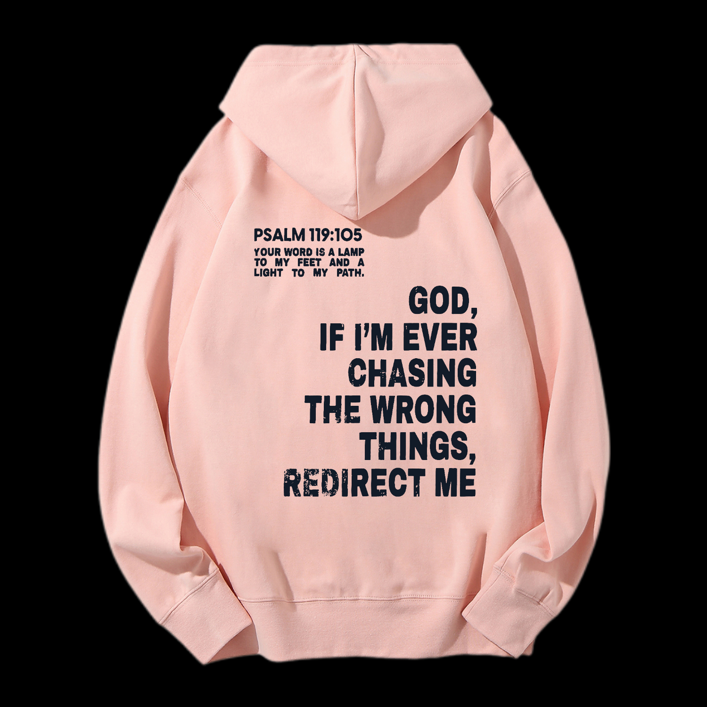 Psalm 119:105 Drawstring Hoodie