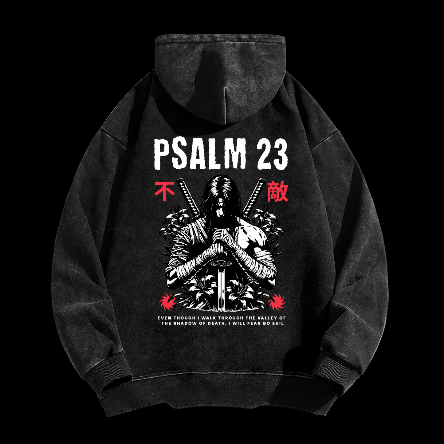Fear No Evil Washed Hoodie