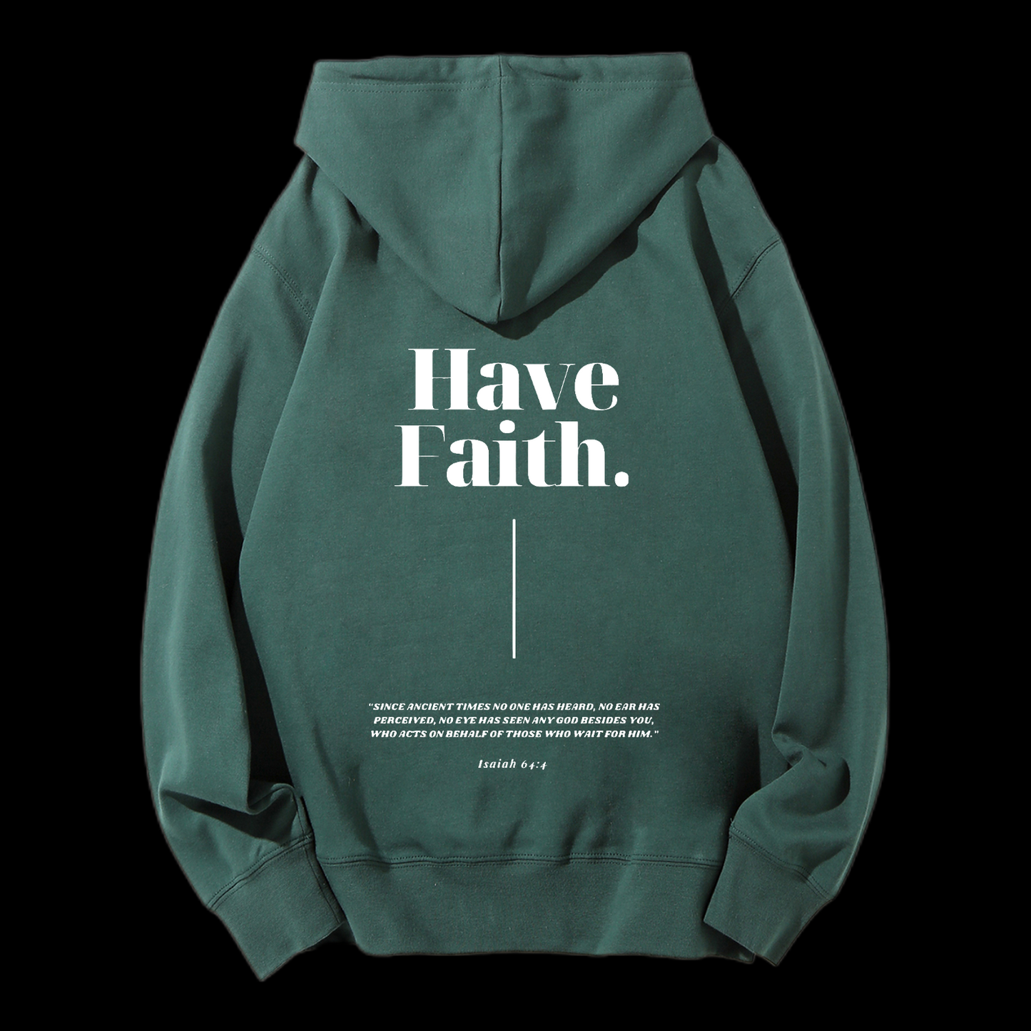 Have Faith Drawstring Hoodie