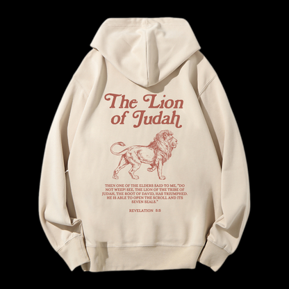 The Lion Of Judah Drawstring Hoodie