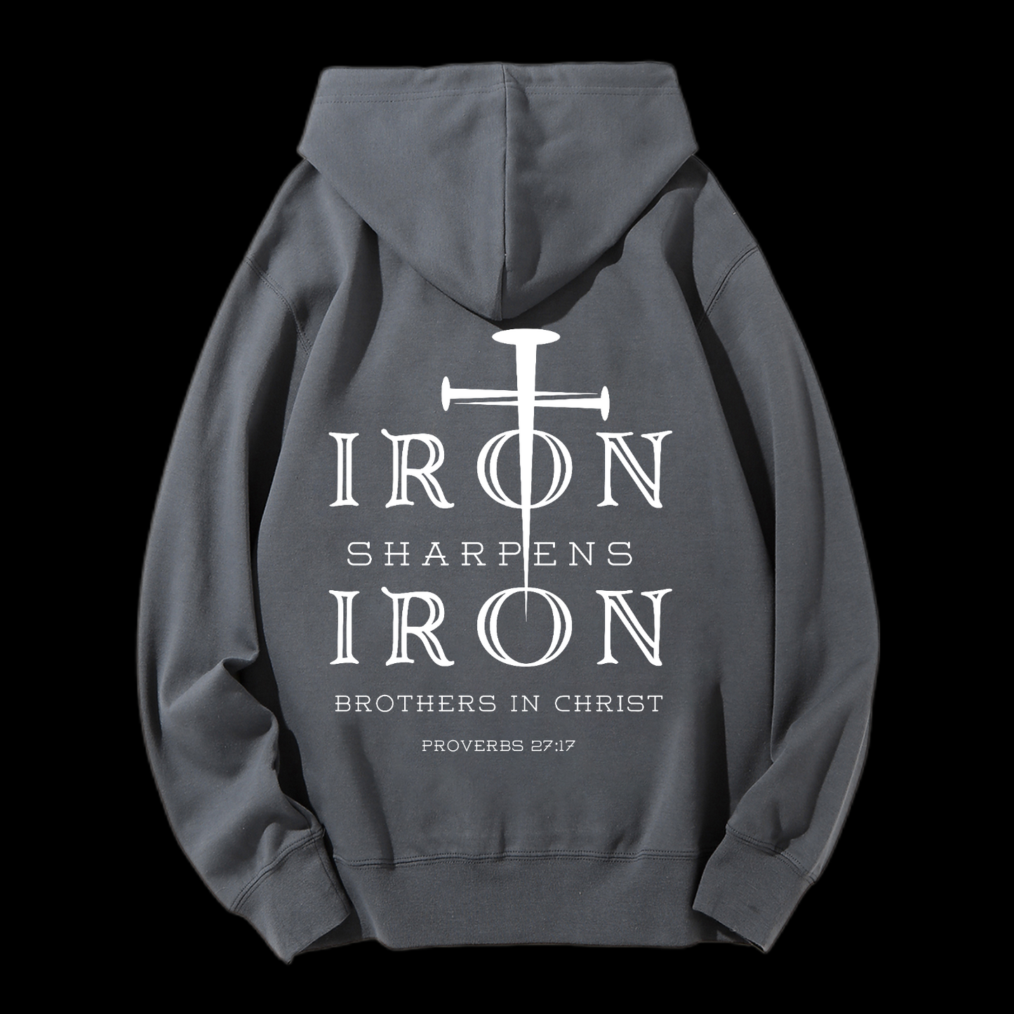 Iron Sharpens Iron Drawstring Hoodie