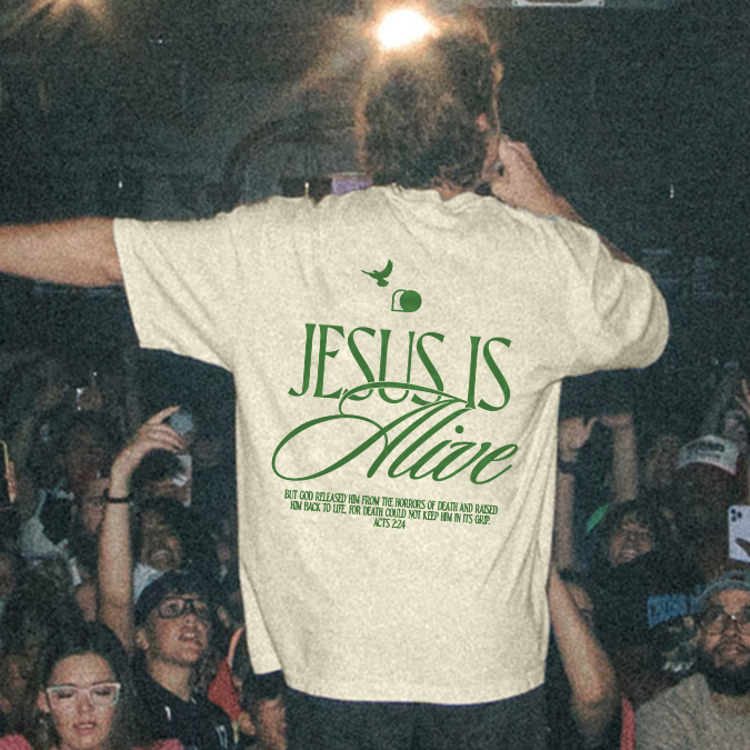 Jesus Is Alive Washed T-Shirt