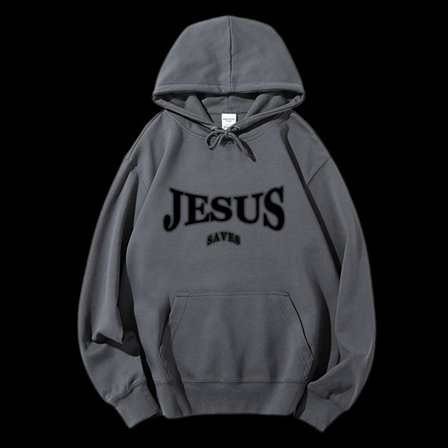 Jesus Saves Drawstring Hoodie