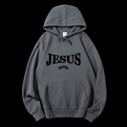 Jesus Saves Drawstring Hoodie