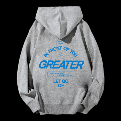 In Front Of You Is Greater Drawstring Hoodie