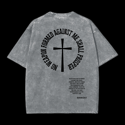 No Weapon Forged Against You Washed T-Shirt