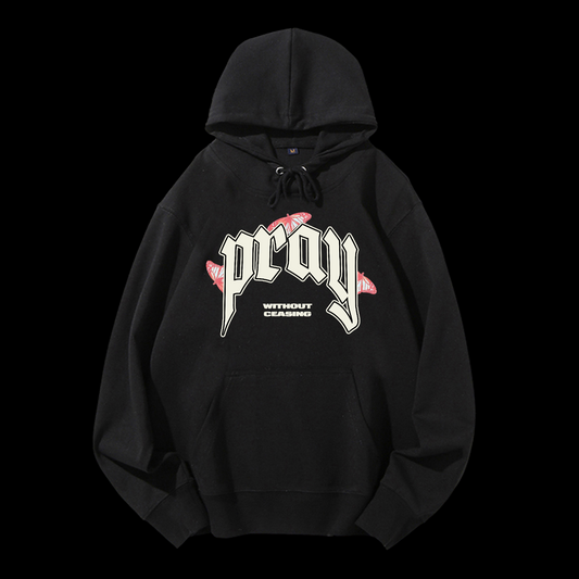 Pray Drawstring Hoodie