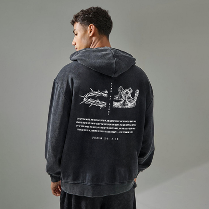 King Of Glory Washed Hoodie