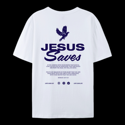 Jesus Saves Cotton T-Shirt