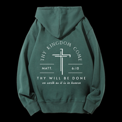 Thy Will Be Done Drawstring Hoodie