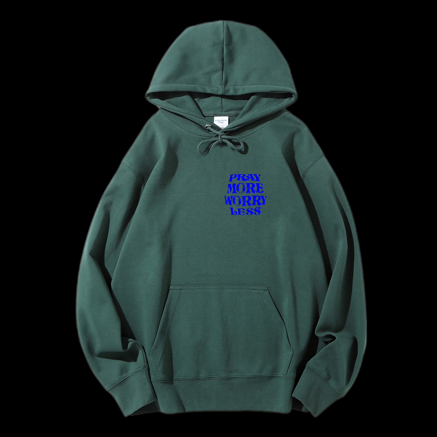Pray More Worry Less Drawstring Hoodie