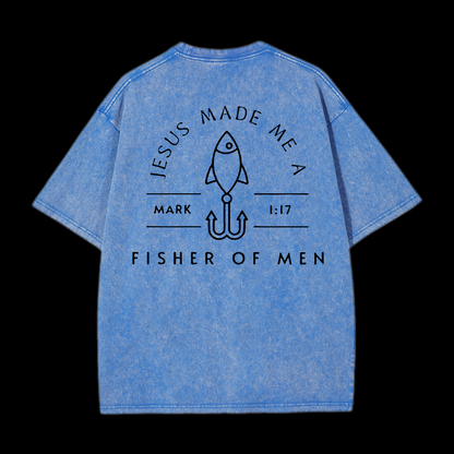 Fisher of Men Washed T-Shirt