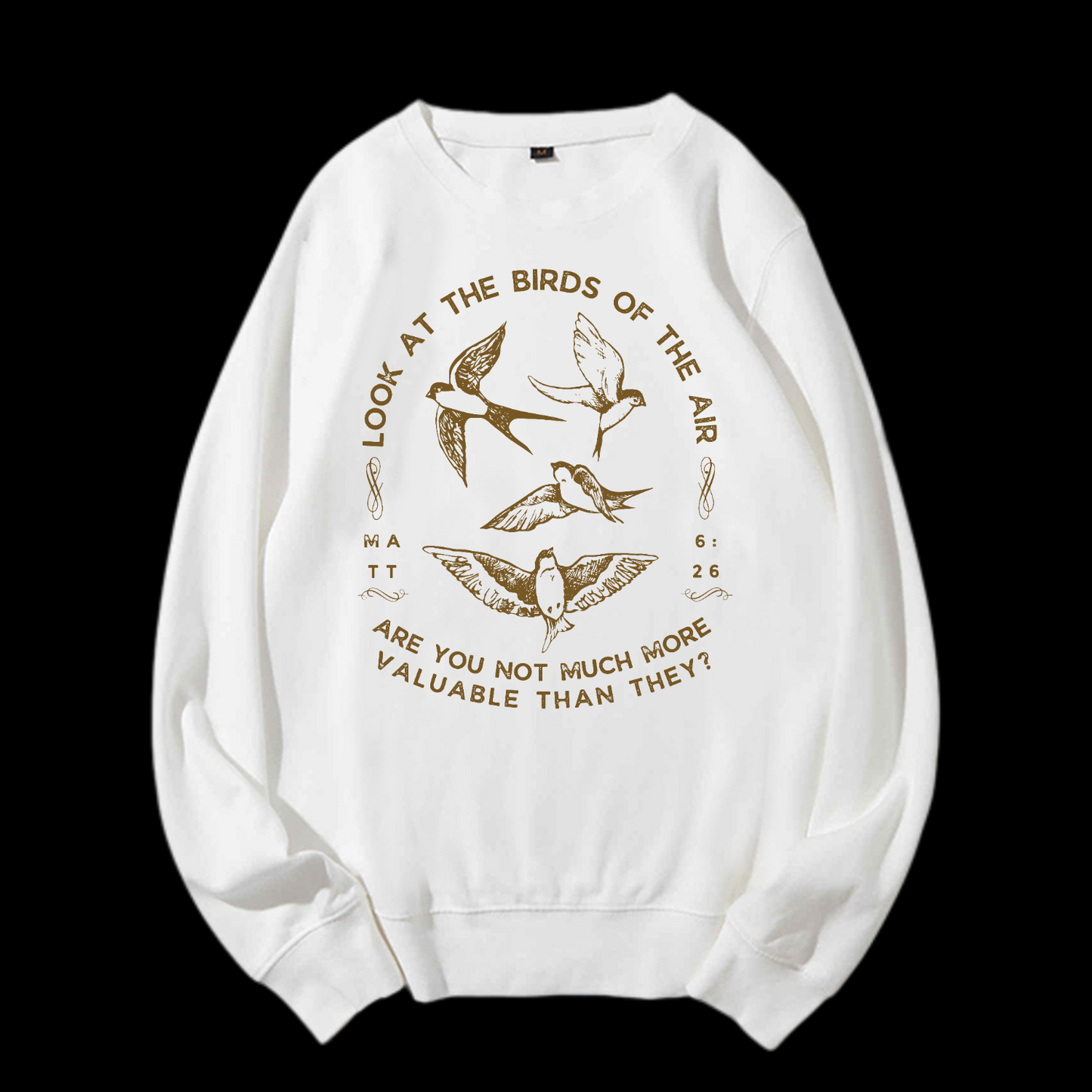 Look At The Birds Of The Air Crewneck Sweatshirt