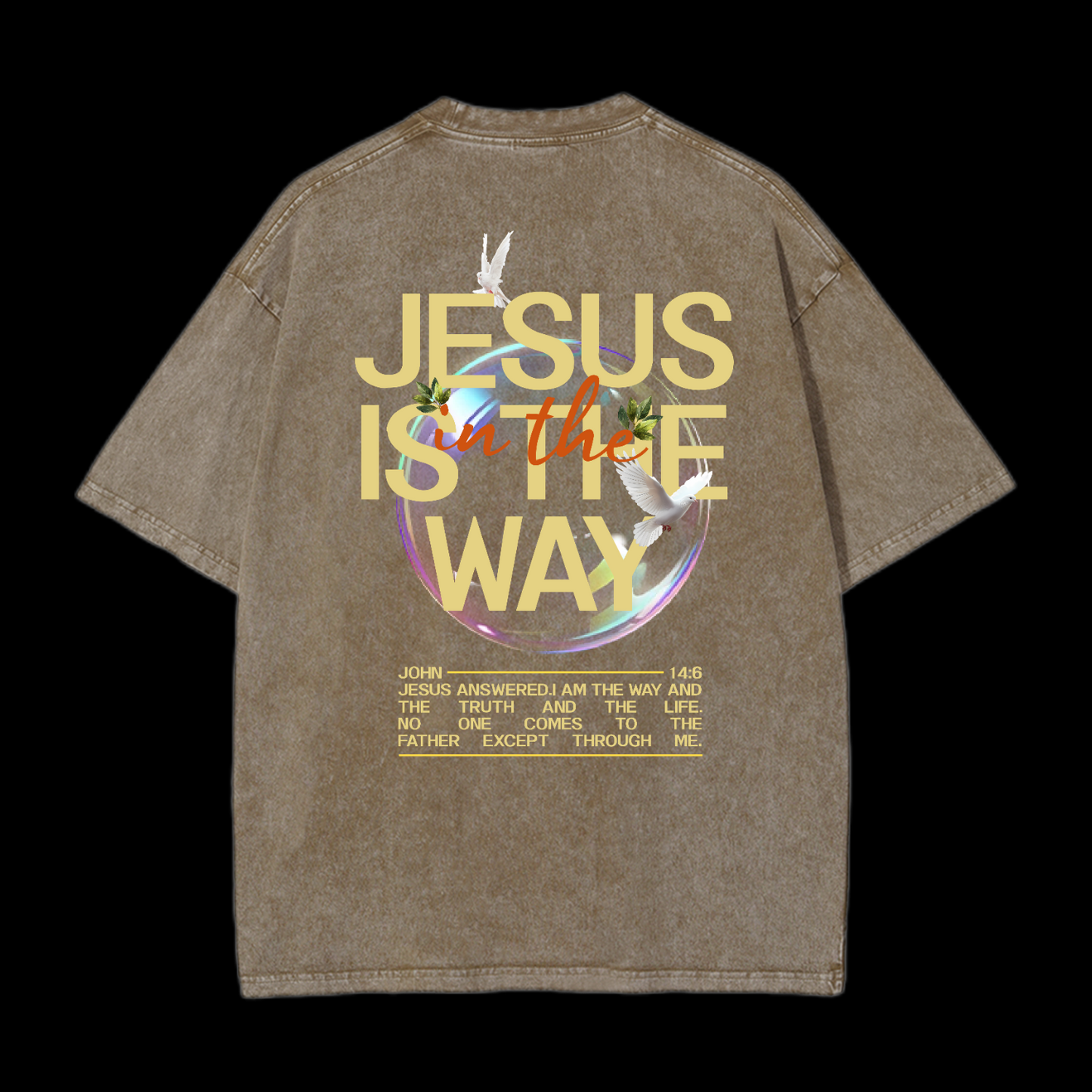 Jesus Is The Way Washed T-Shirt