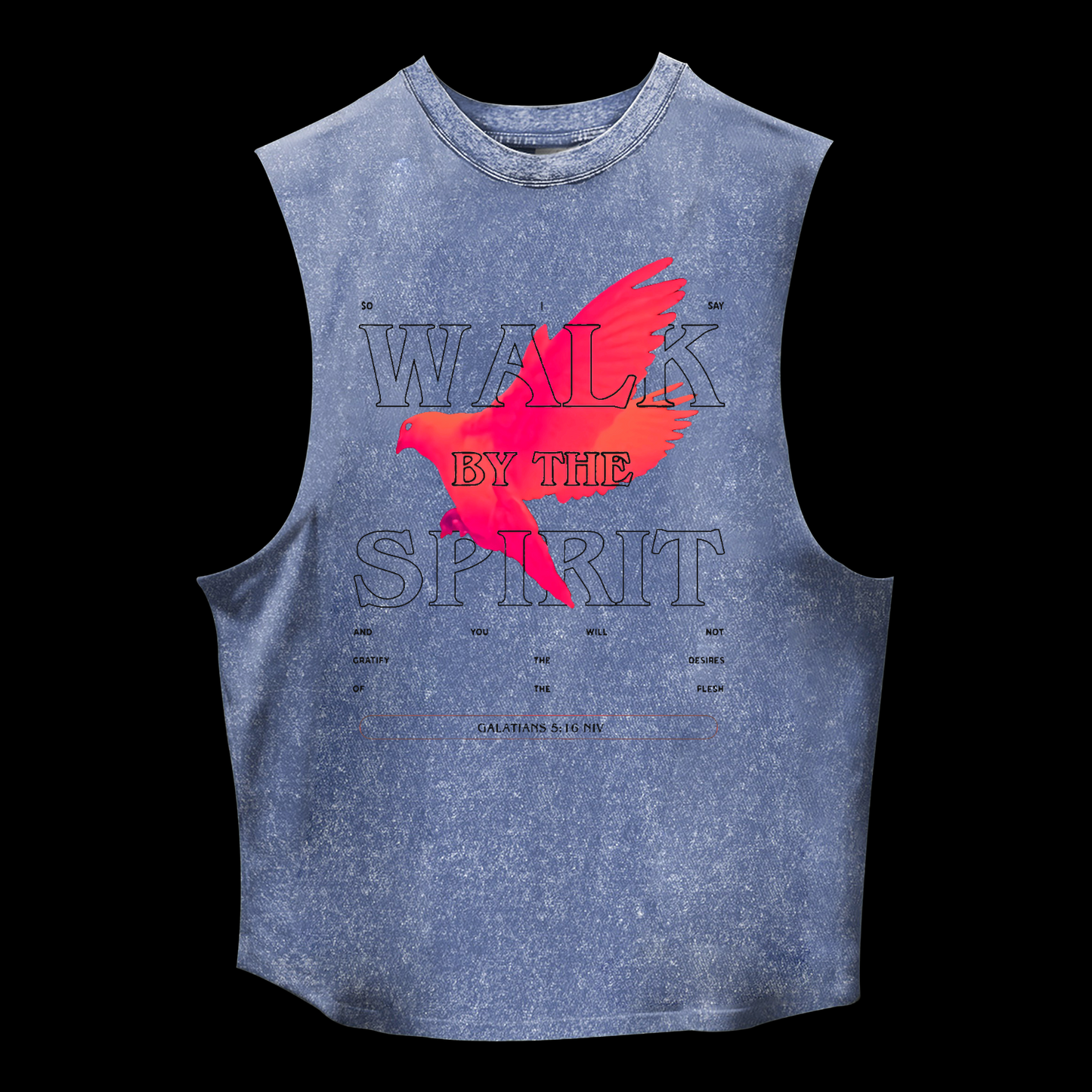 Walk By The Spirit Washed Tank