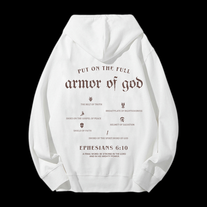 Put On The Full Armor Of God Drawstring Hoodie
