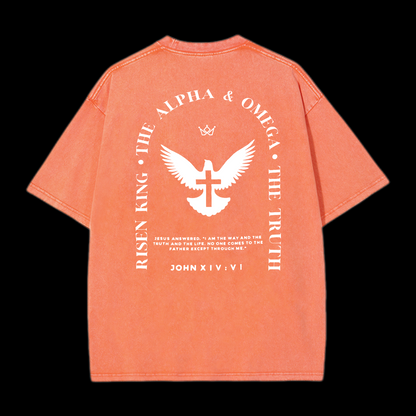 Jesus Is The Way The Truth The Life Washed T-Shirt