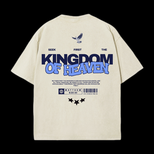 Seek First The Kingdom Of Heaven Washed T-Shirt