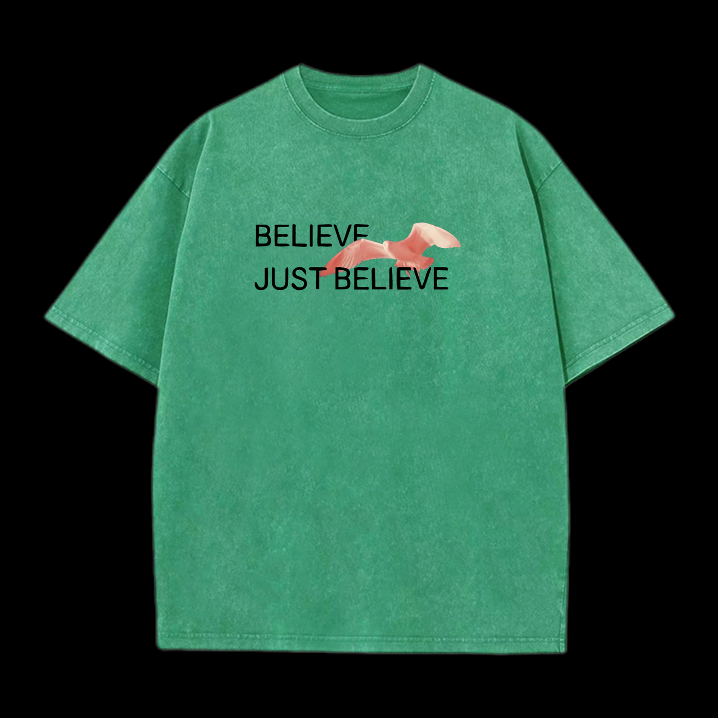 With God All Things Are Possible Washed T-Shirt