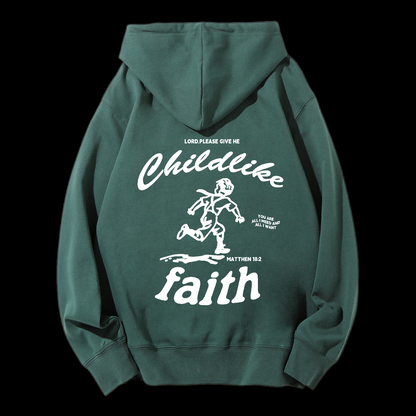 Childlike Drawstring Hoodie