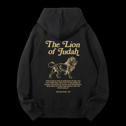 The Lion Of Judah Drawstring Hoodie