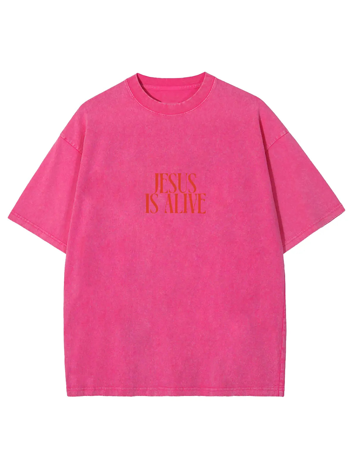 Jesus Is Alive Unisex Washed T-Shirt