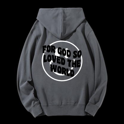 For God So Loved The World Drawstring Hoodie