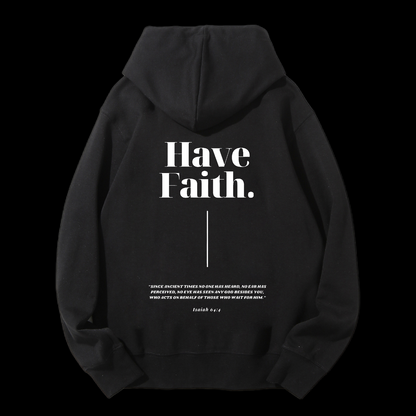 Have Faith Drawstring Hoodie