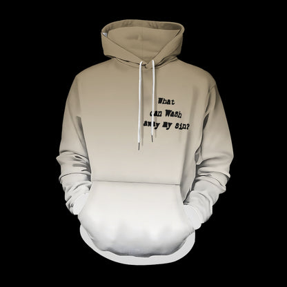 Nothing But The Blood Or Jesus Printed Drawstring Hoodie