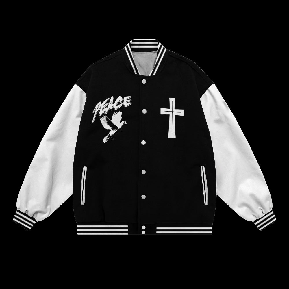 Nothing But The Blood Or Jesus Baseball Jacket